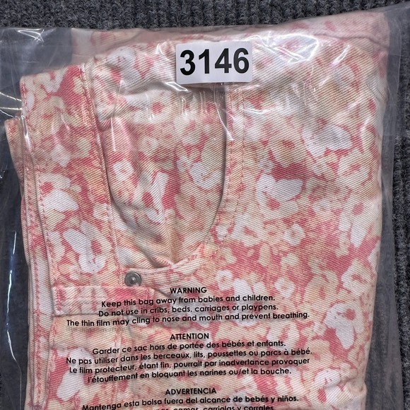 Gloria Vanderbilt Womens Capri Jeans Size 6 Pink Floral Denim Stretch Mid Rise - Picture 9 of 9